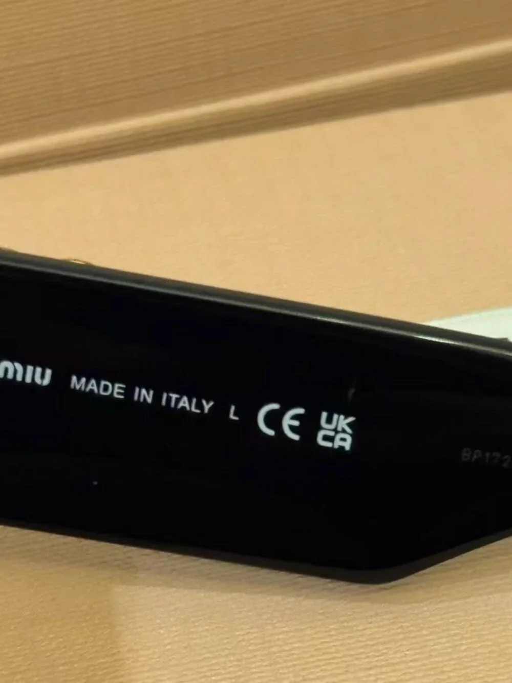 Miu Miu Black Sunglasses